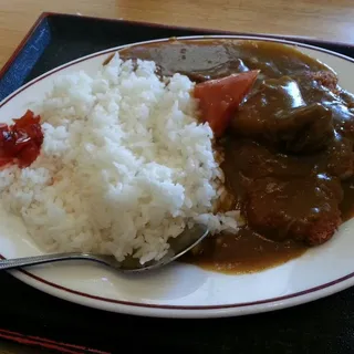 Curry Rice With Pork Cutlet
