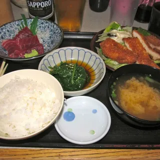 Sashimi & Pork Cutlet Or Chicken Cutlet