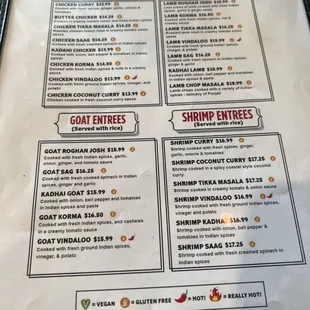 Menu as of 09-16-23