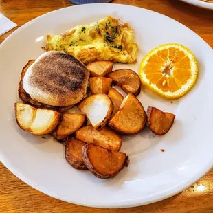 Spinach and Feta Small Omelet Combo at Hotcakes Emporium Avon
