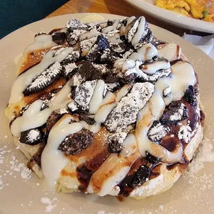 Oreo Cheesecake pancakes