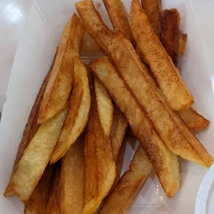 a basket of french fries