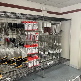 Tong, fishers, whisks, and ladles.