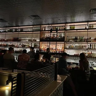 Bar, darker setting. It's a vibe and a half!