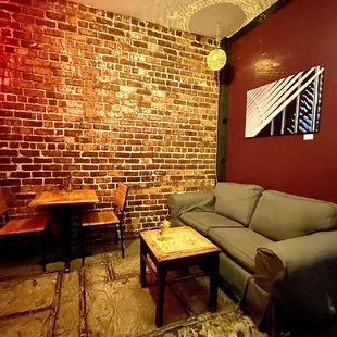 Cozy room in back offers more privacy