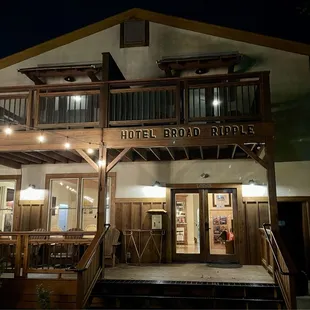 Exterior of the hotel