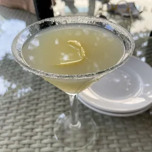 Lemon drop martini