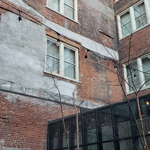 Courtyard at Hotel Covington.