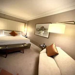 Our room was comfortable.