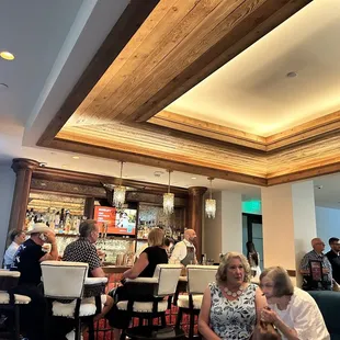 Great bar area.
