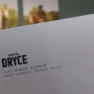 a close up of a postcard