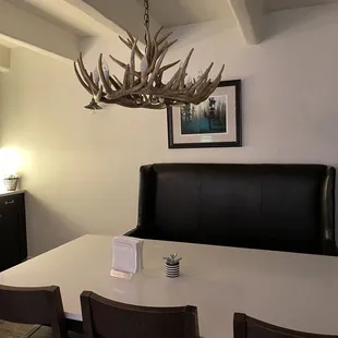 Dinning table for breakfast