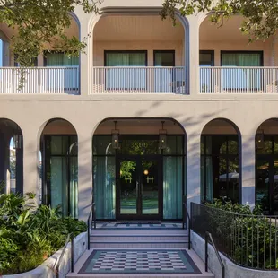 Entrance of Hotel Henrietta