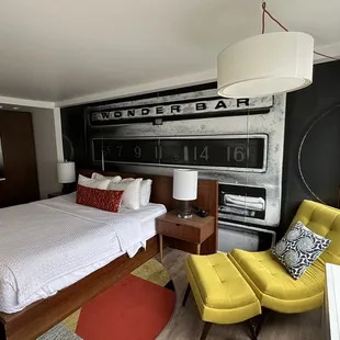 Room is cute, but that's about it.