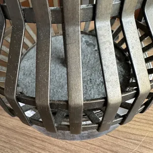 I stuck a coffee straw inside and confirm that it was a thick coating of dust