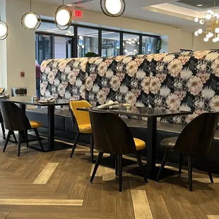 Part of the restaurant.