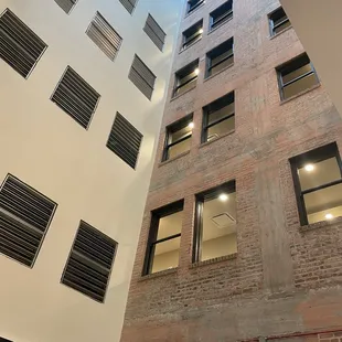 View from the first floor bar