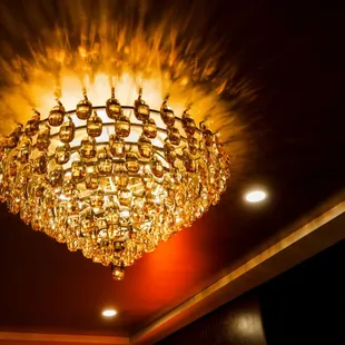 The Cannon Ball Lounge chandelier