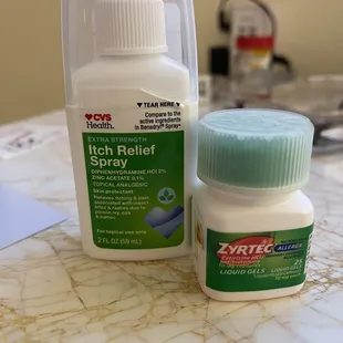 $50 worth of over the counter meds to try to stop rash and irritation