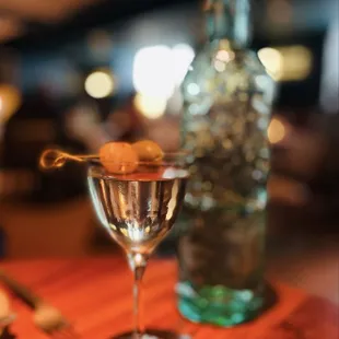 Martini at the hotel restaurant The Town Co.