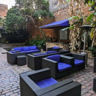 Outside patio.