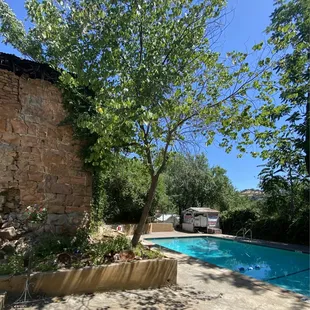 Beautiful outdoor pool and courtyard