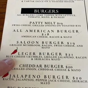 Leger Burger &amp; Whistle Pig Bourbon &amp; coke