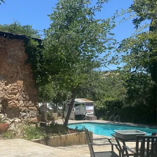 Large patio perfect for band and dancing