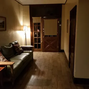 Living area of our room