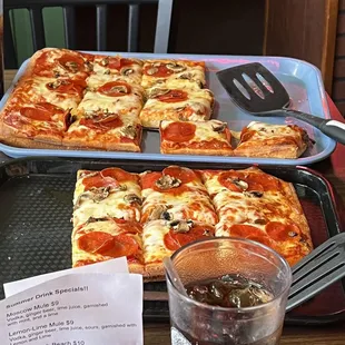 Thick crust original pizza.