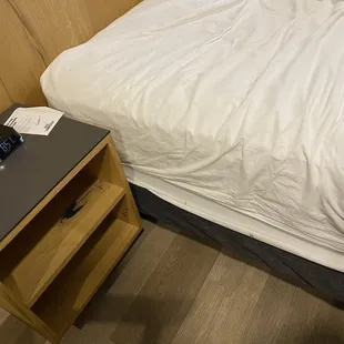 Wider view of mattress