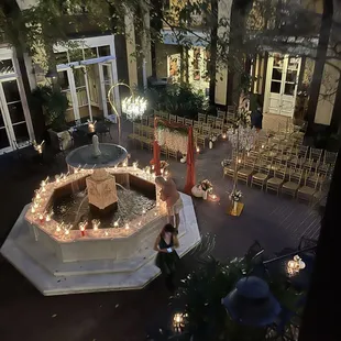 Courtyard view...