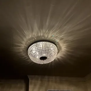 Beautiful lighting in our room!