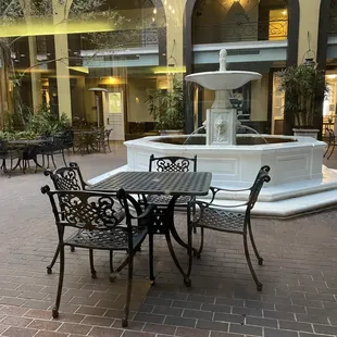Courtyard fountain