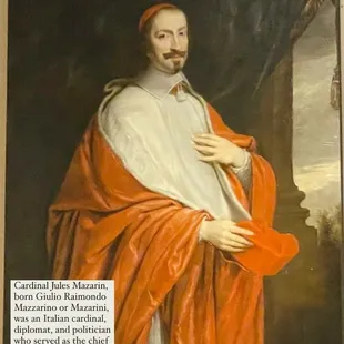 The cardinal mazarin who the hotel is named after.