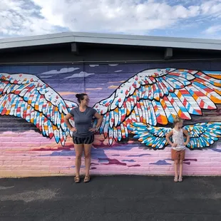 Local art (hidden in the back of the hotel on the North side)