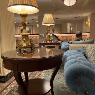 Lobby seating area