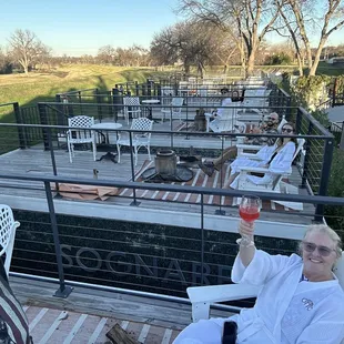 We had 3 rooms for 3 couples. It was fun sitting on the rooftops.