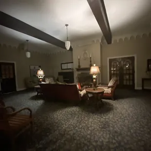 sitting room off of main lobby