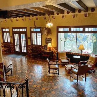 A view from the steps.