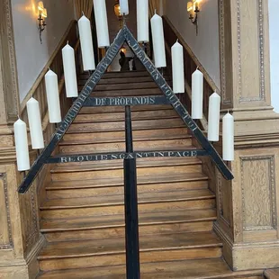 Inside the hotel.