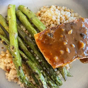 Miso salmon -- yummy!