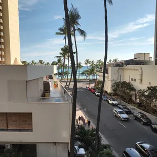 Ocean view from 4th floor