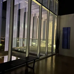 View from the room, 4th floor patio area