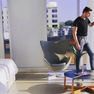 Overlooking the city