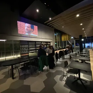 Bar on the first floor