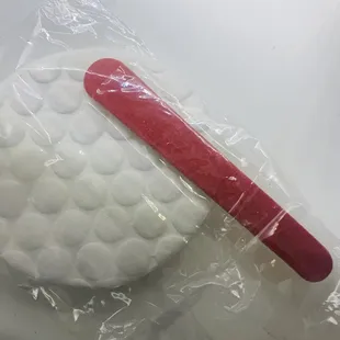 Used toiletries that were give.