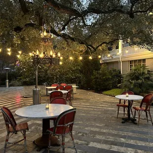 Outside patio Bar area