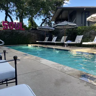 Pool where the kids are discouraged from entering...