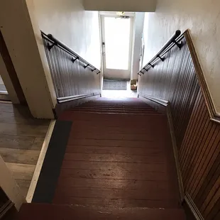 Staircase to get to all the rooms